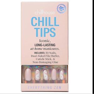 Chillhouse Press on Nails Kit - Everything Zen (Oval) - 24 Nails